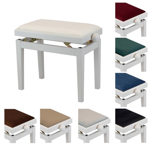Banc piano blanc mat - de,