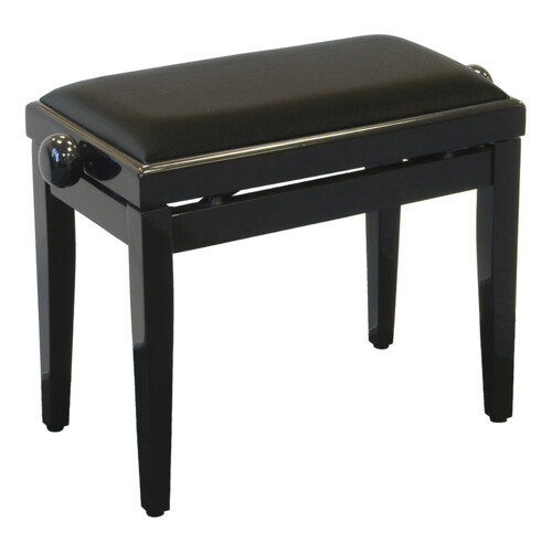Banc piano noir avec - avec, cuir