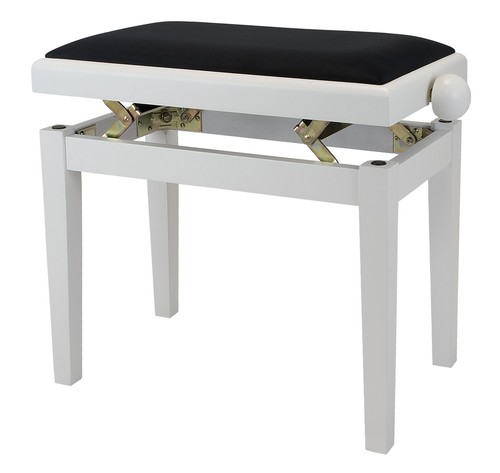 Banc piano blanc mat - banc,